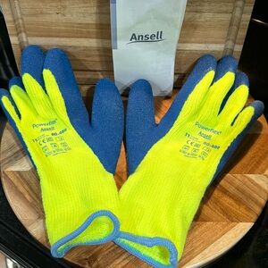 🆕(4 PR) size 11 Ansell Powerflex Glove sets-4 pair/price